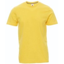 T-shirt Sunset Col rond à manches courtes en coton - Payper AY 7443