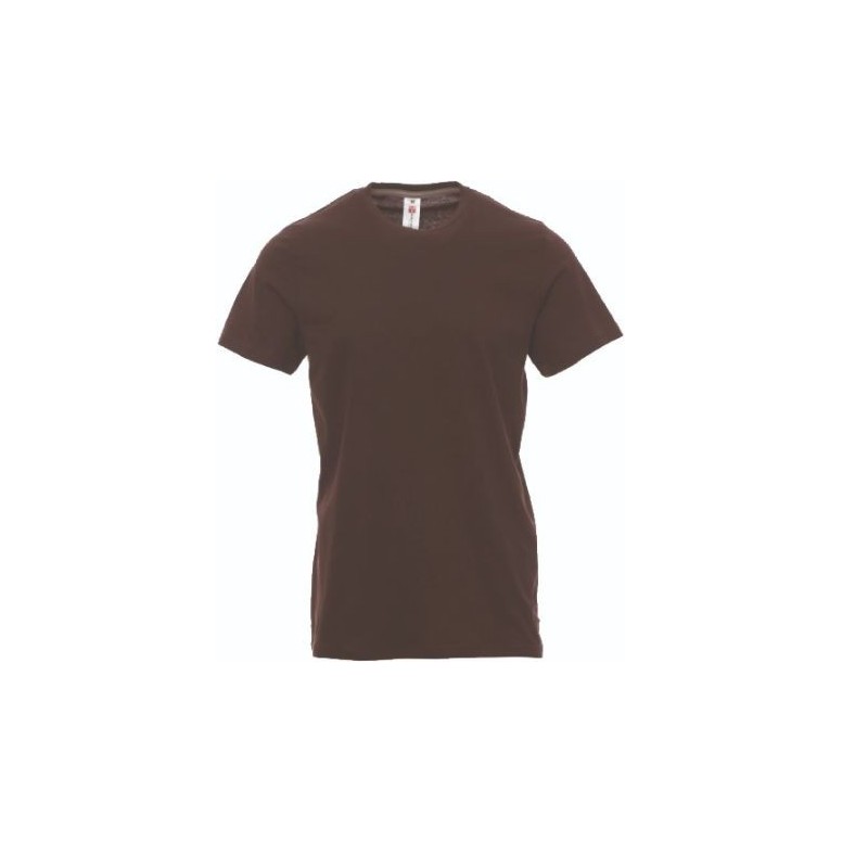 T-shirt Sunset Col rond à manches courtes en...