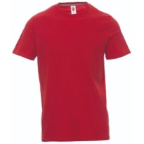 T-shirt Sunset Col rond à manches courtes en coton - Payper AY 7443